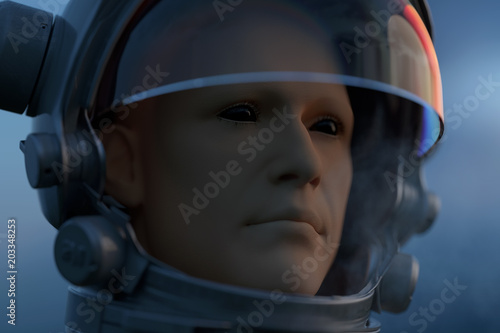 spaceman in a helmet © Photobank