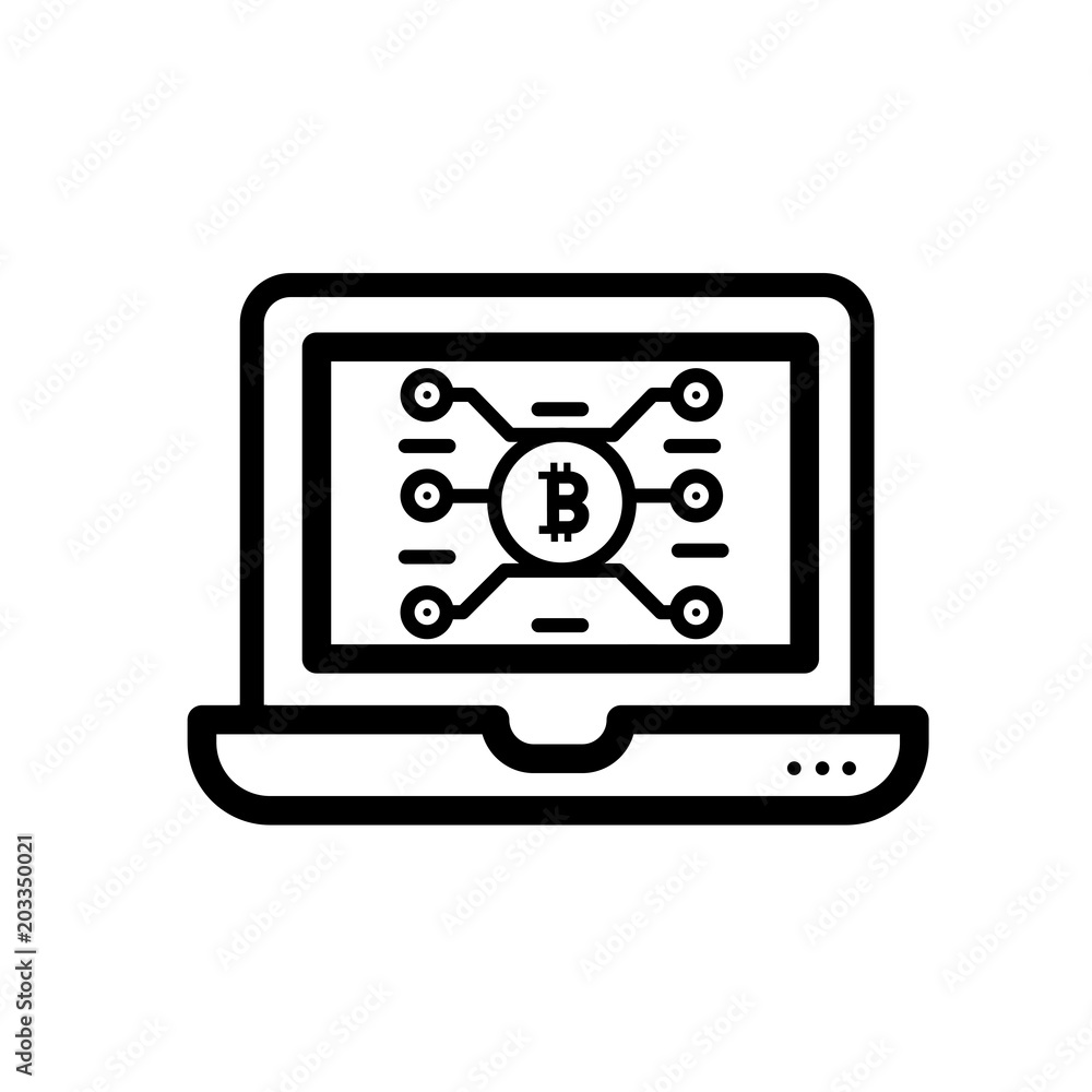 Bitcoin vector icon Bitcoin vector icon