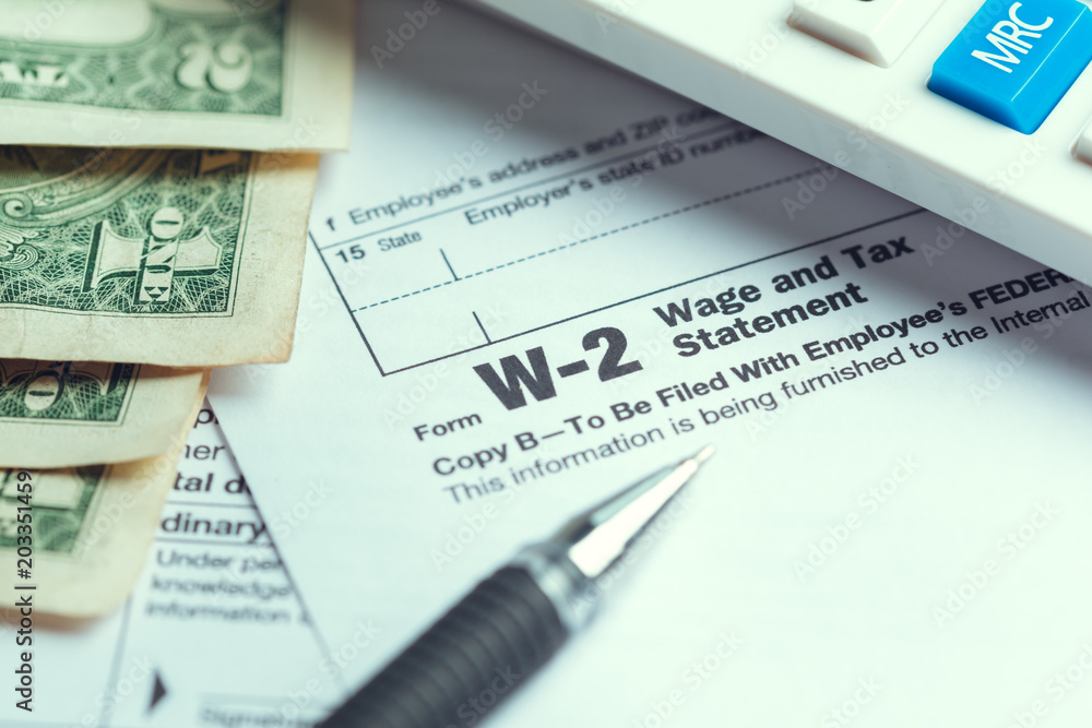 Fototapeta premium Tax Time. Concept Image.