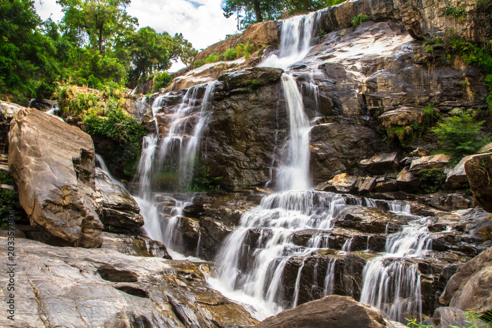 Fototapeta premium Mae Klang Waterfall, Chiang Mai, Thailand