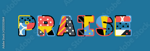 Praise Concept Word Art Illustration