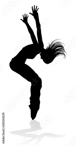 Street Dance Dancer Silhouette