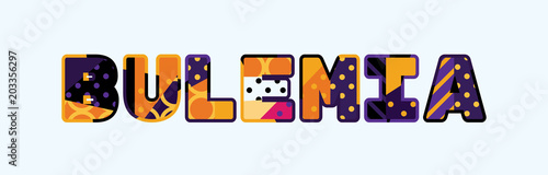 Bulemia Concept Word Art Illustration