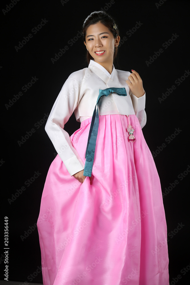 Children 56 nationalities Korean girl hanbok dresses children's korean  minority performing costume dachangjin