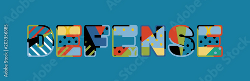 Defense Concept Word Art Illustration