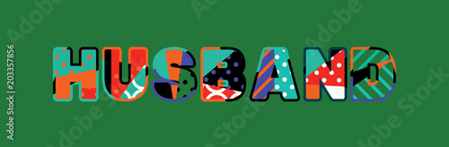 Husband Concept Word Art Illustration