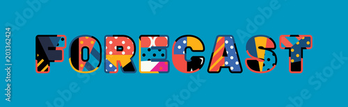 Forecast Concept Word Art Illustration
