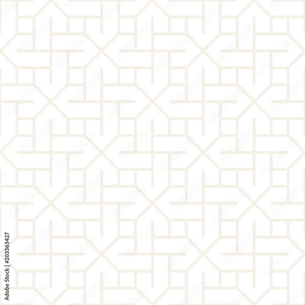 Vector seamless subtle stripes pattern. Modern stylish texture with monochrome trellis. Repeating geometric grid. Simple lattice design.