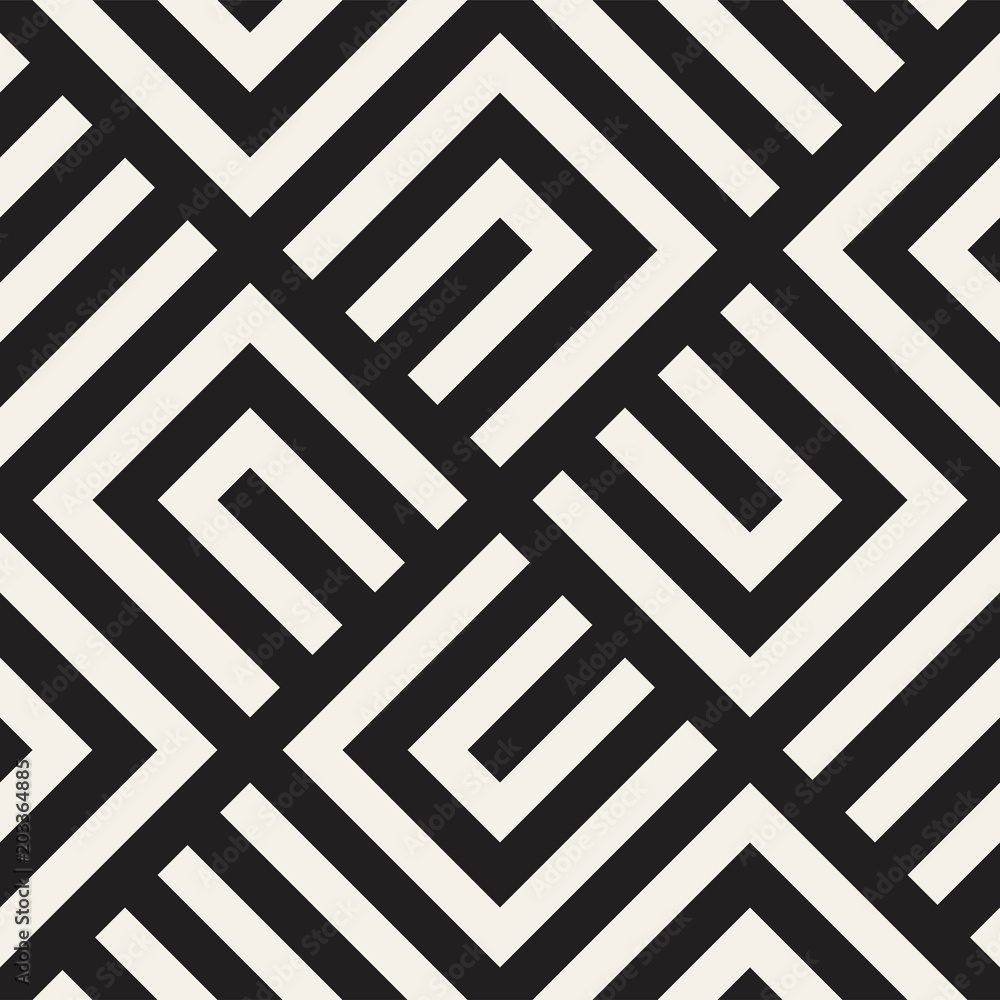 Vector seamless lines mosaic pattern. Modern stylish abstract texture. Repeating geometric tiles Vector seamless lines mosaic pattern. Modern stylish abstract texture. Repeating geometric tiles