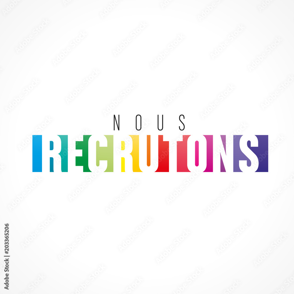 nous recrutons nous recrutons