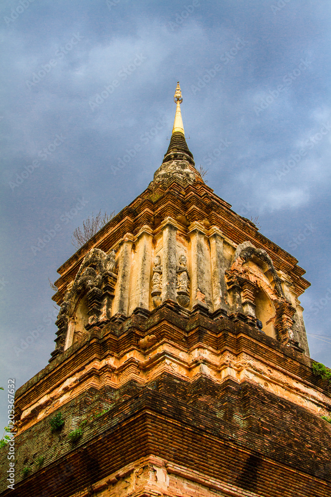 Naklejka premium Wat Lok Moli, Chiang Mai, Thailand