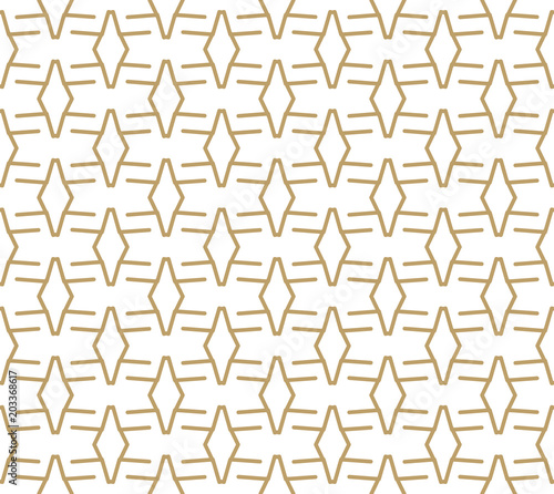 Abstract geometric pattern with lines. A seamless vector background. Graphic modern pattern.