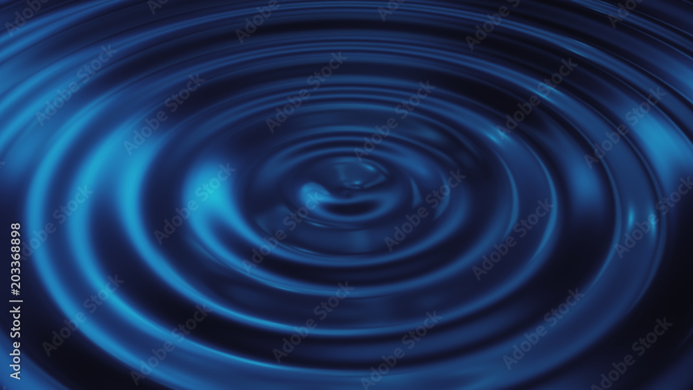 Abstract loop ripple blue 3d wave Abstract loop ripple blue 3d wave