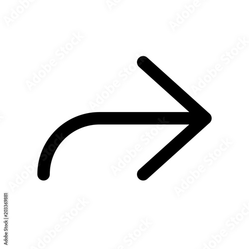 arrow right direction