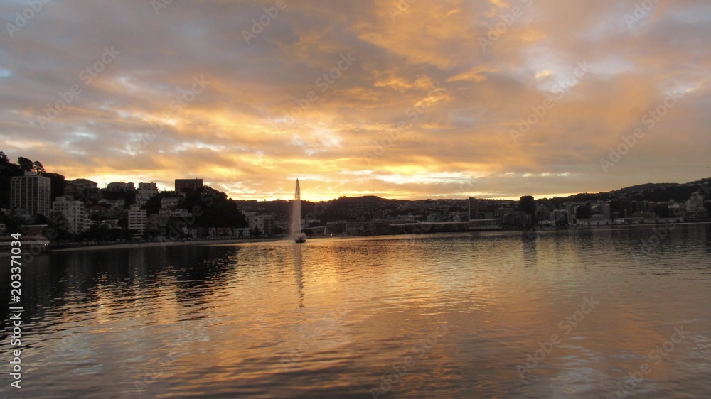 Harbour, Sunset