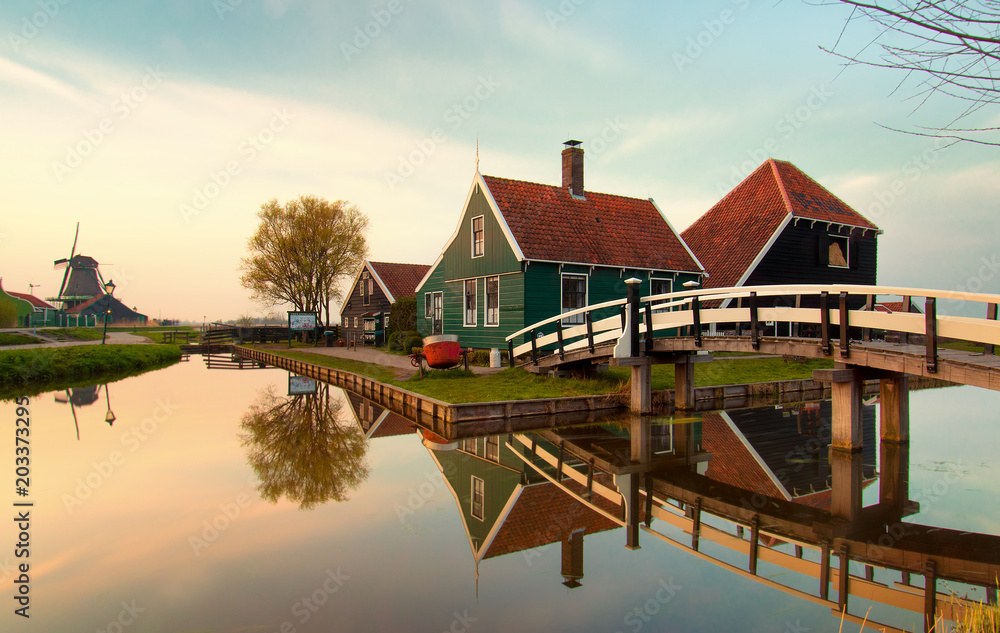 Wooden farmhouse at Zaanse Schans