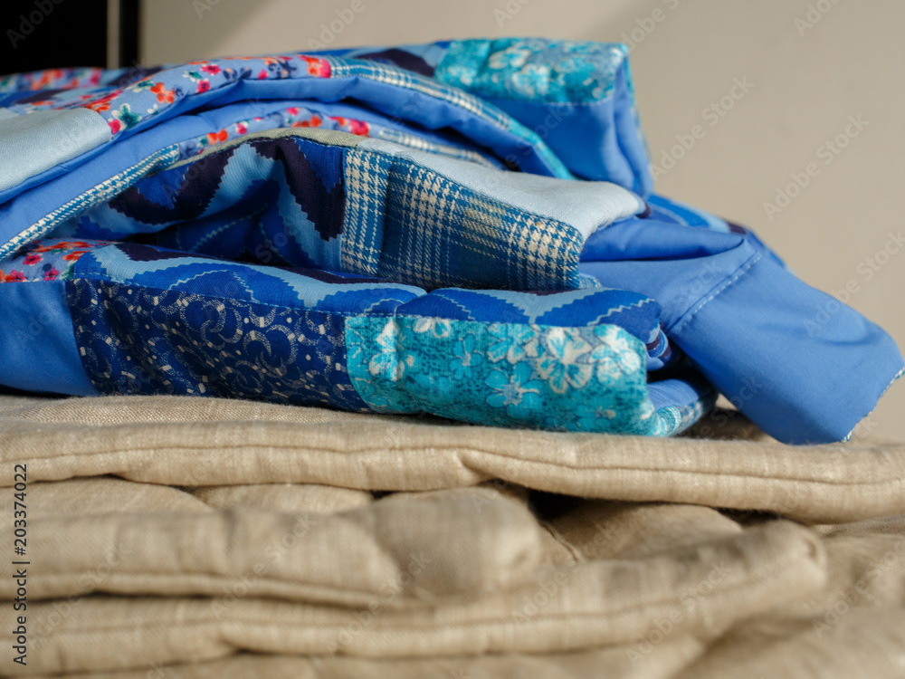 bedspread and dense fabric bedspread and dense fabric