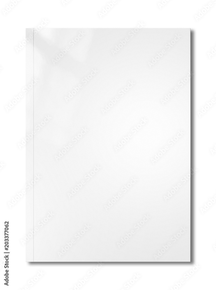 White Booklet cover template White Booklet cover template