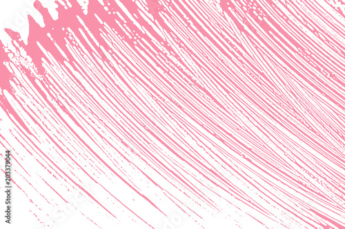 Natural soap texture. Appealing bright pink foam trace background. Artistic ravishing soap suds. Cleanliness, cleanness, purity concept. Vector illustration.