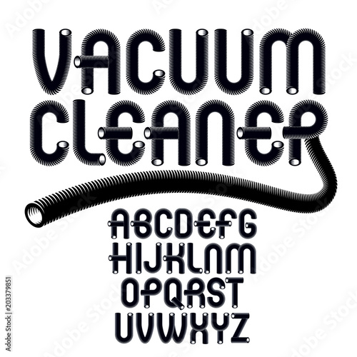 Vector upper case modern al...