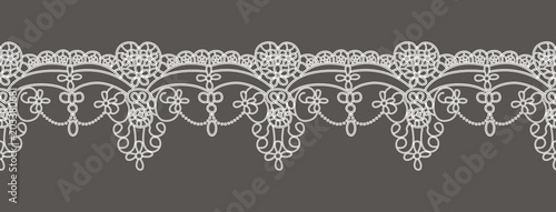  Seamless ribbon vector pattern.