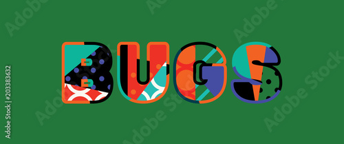 Foto Bugs Concept Word Art Illustration