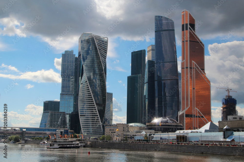 Obraz premium Moscow-City business center, Russia