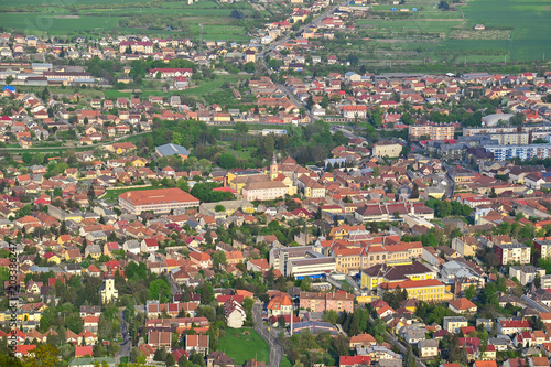 View of Sarospatak city, Hungary