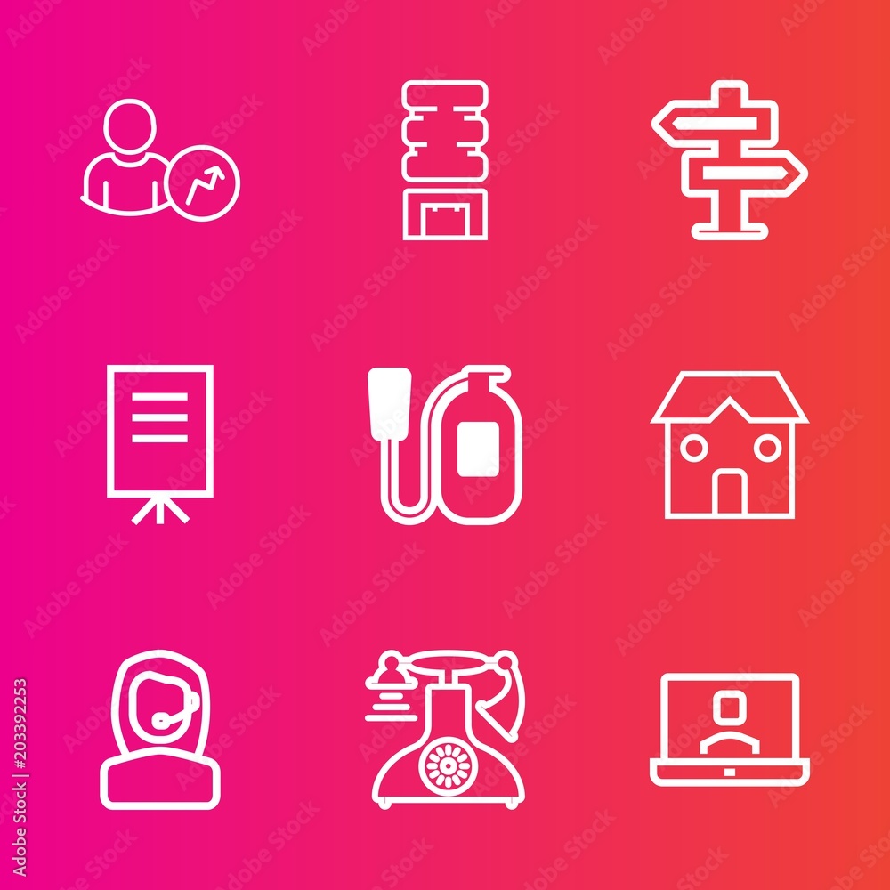 Premium set with outline vector icons. Such as ice, cooler, video, container, communication, white, account, emergency, technology, safety, people, vintage, room, report, telephone, cold, meeting, old Premium set with outline vector icons. Such as ice, cooler, video, container, communication, white, account, emergency, technology, safety, people, vintage, room, report, telephone, cold, meeting, old