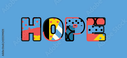 Hope Concept Word Art Illustration