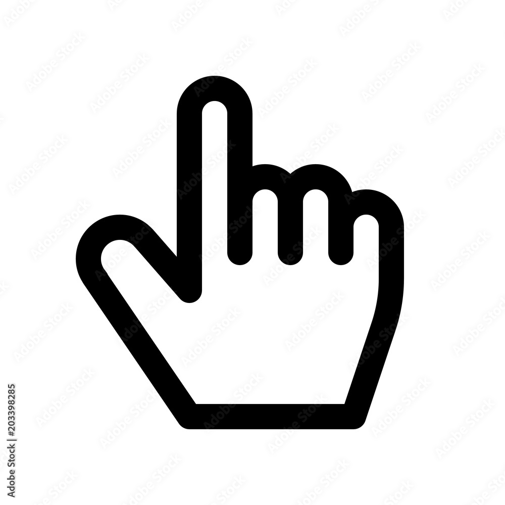 pointer hand pointer hand