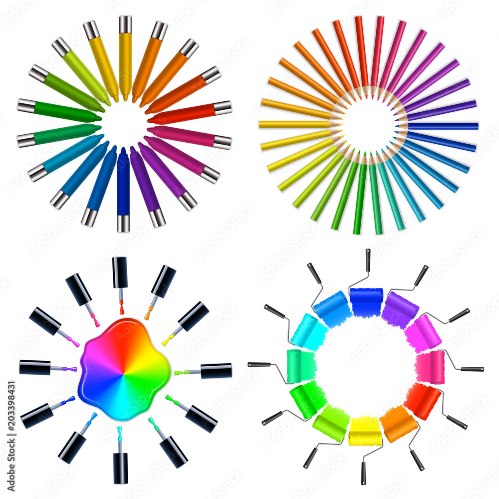 Color Scheme Art Objects 