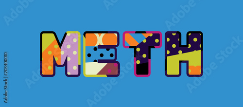Meth Concept Word Art Illustration