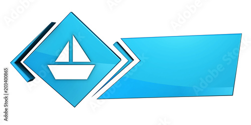 Free Download Niebieski baner 3D - GFXLoad