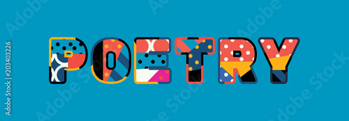 Poetry Concept Word Art Illustration