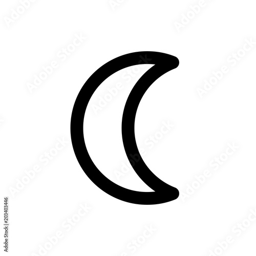waning crescent moon