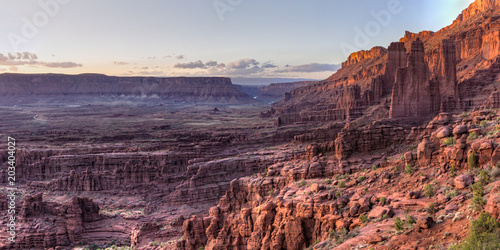 Fisher Towers and Professor Valley Panorama