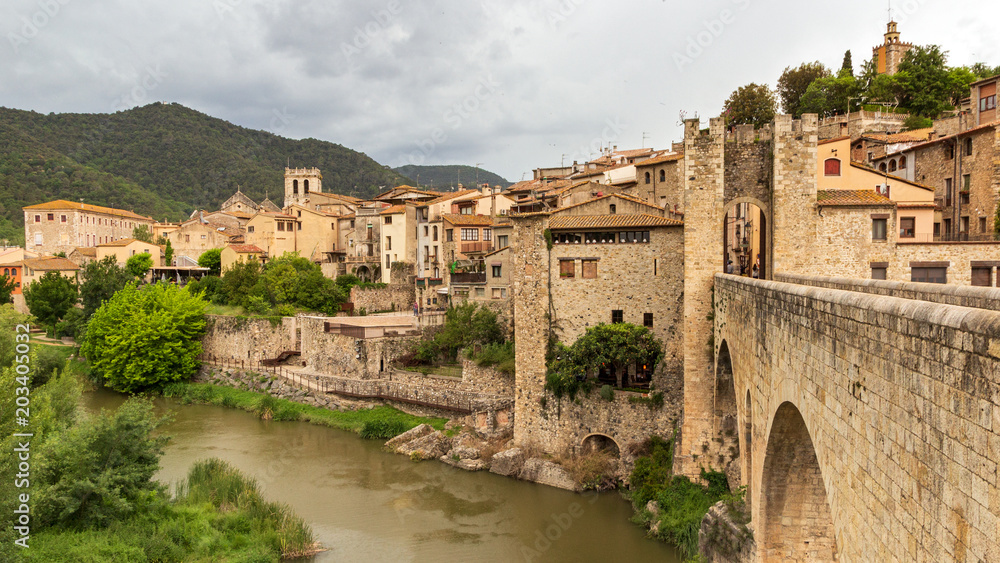 Besalu medieval village, Catalonia, Spain