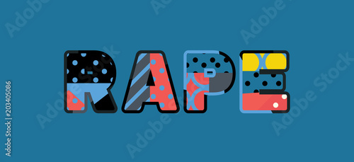 Rape Concept Word Art Illustration