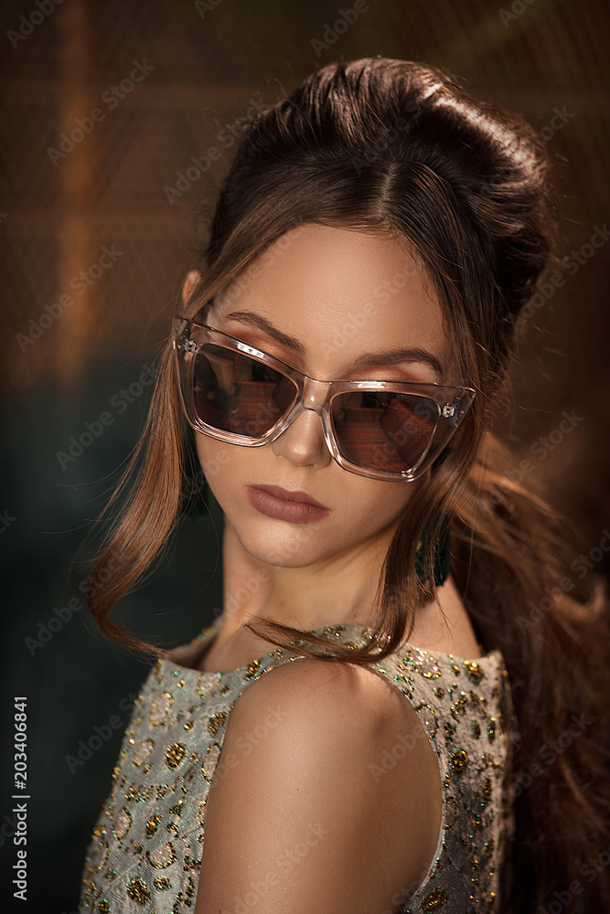 Fashion style photo of retro elegant lady. Fashion style photo of retro elegant lady.