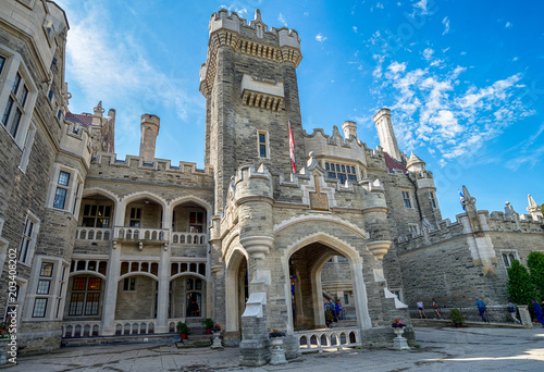 Photography Casa Loma castle in Toronto, Canada