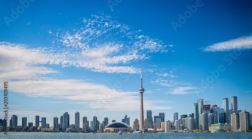 Photography Skyline of Toronto in Canada