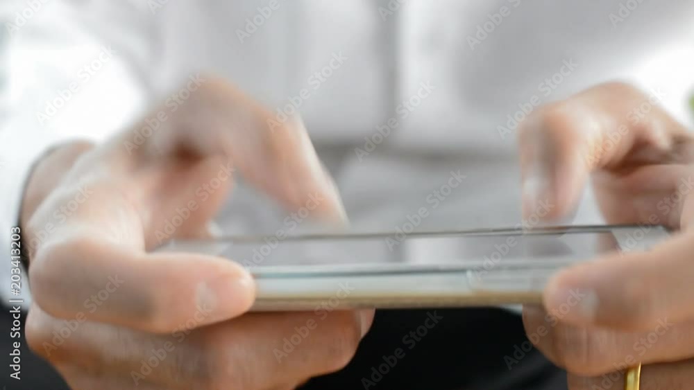 business man using smart phone for play game , buying , business connection on mobile business man using smart phone for play game , buying , business connection on mobile