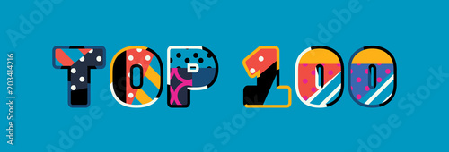Top 100 Concept Word Art Illustration