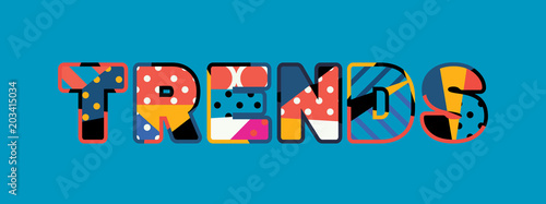 Trends Concept Word Art Illustration