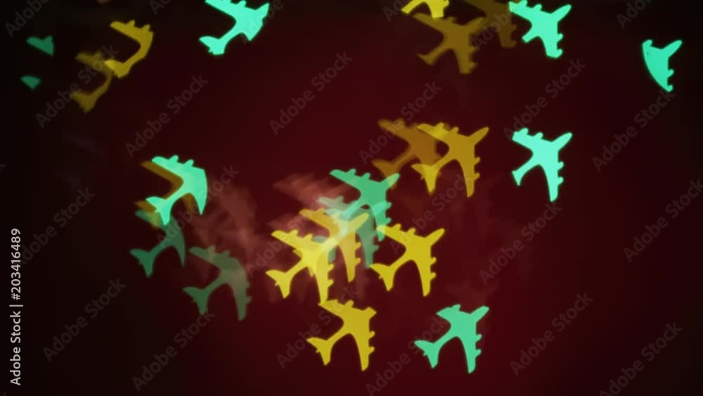 Shaped Bokeh Background or Overlay using festive lights Shaped Bokeh Background or Overlay using festive lights