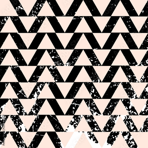 Geometric hipster abstract chevron pattern with gold triangular elements. Trendy chic golden background design for wedding, invitations, birthday, save the date, anniversary, fashion banners, web