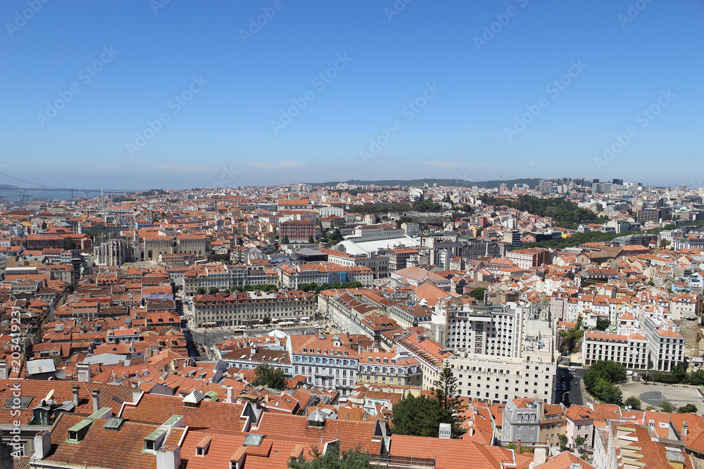 Panorama of Lisbon, Portugal