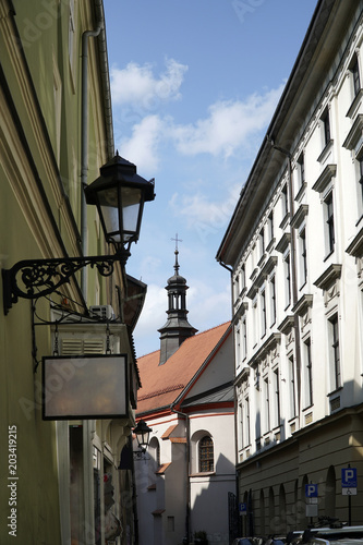 Street of the Krakow, Poland