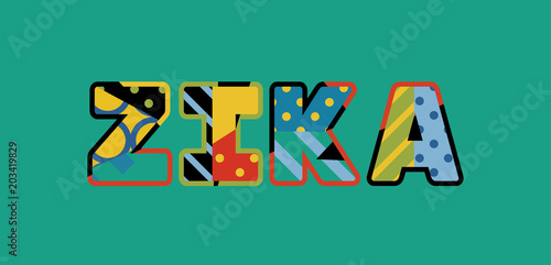 Zika Concept Word Art Illustration